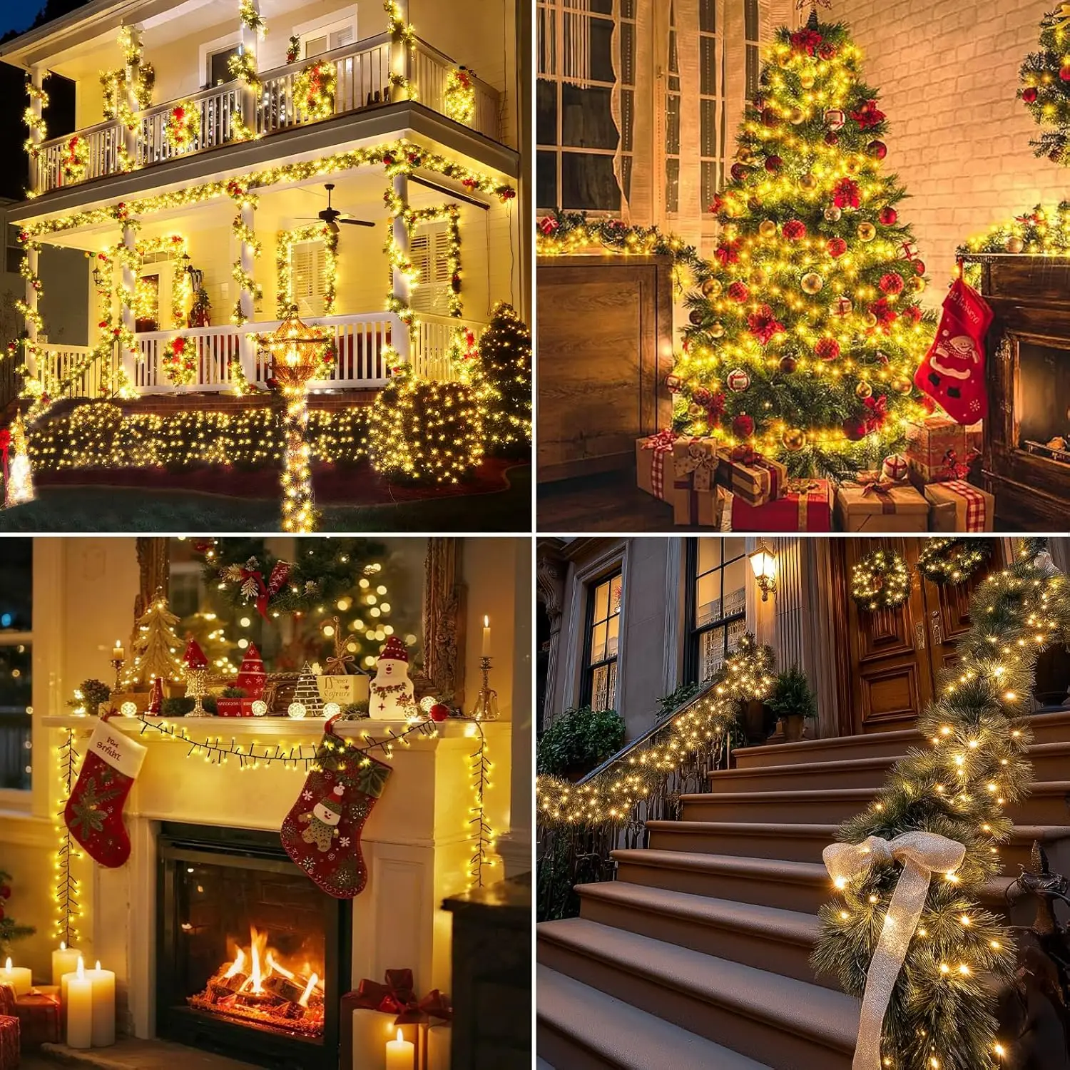 Led String Lights Outdoor Firecracker Fairy Light String EU/US DC Power Copper Wire Lights for Wedding Christmas Tree Decor Lamp