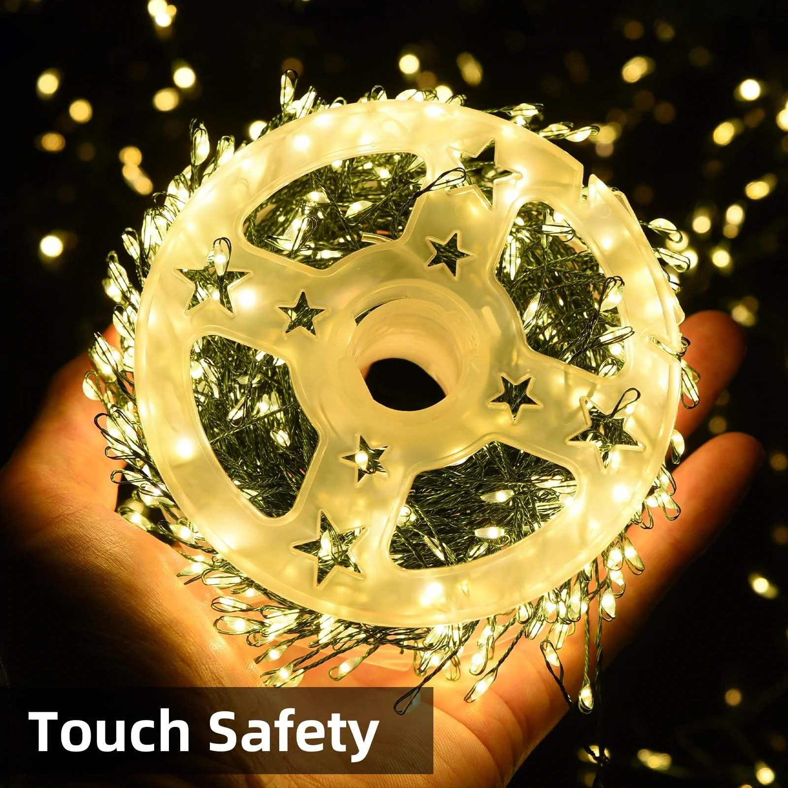 Led String Lights Outdoor Firecracker Fairy Light String EU/US DC Power Copper Wire Lights for Wedding Christmas Tree Decor Lamp
