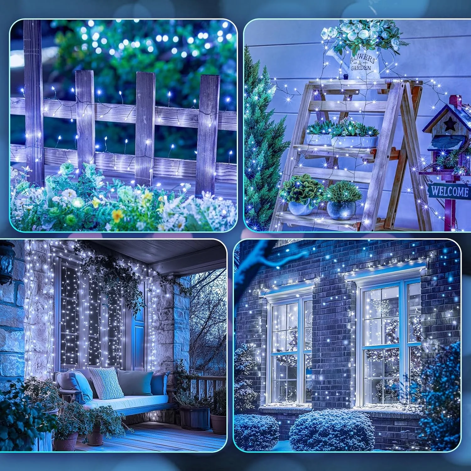 Led String Lights Outdoor Firecracker Fairy Light String EU/US DC Power Copper Wire Lights for Wedding Christmas Tree Decor Lamp