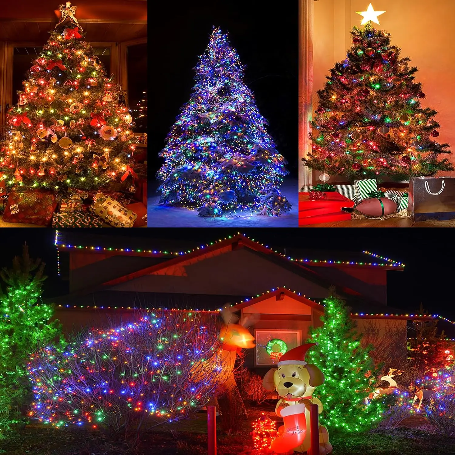 Led String Lights Outdoor Firecracker Fairy Light String EU/US DC Power Copper Wire Lights for Wedding Christmas Tree Decor Lamp