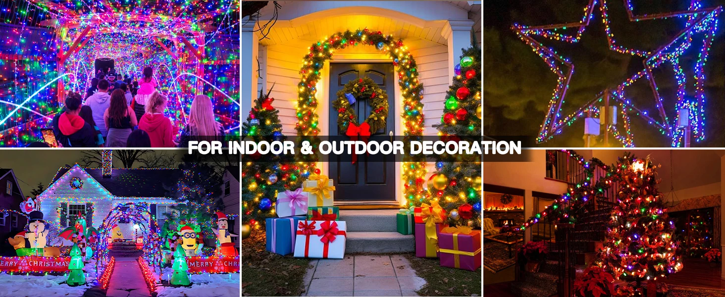 Led String Lights Outdoor Firecracker Fairy Light String EU/US DC Power Copper Wire Lights for Wedding Christmas Tree Decor Lamp