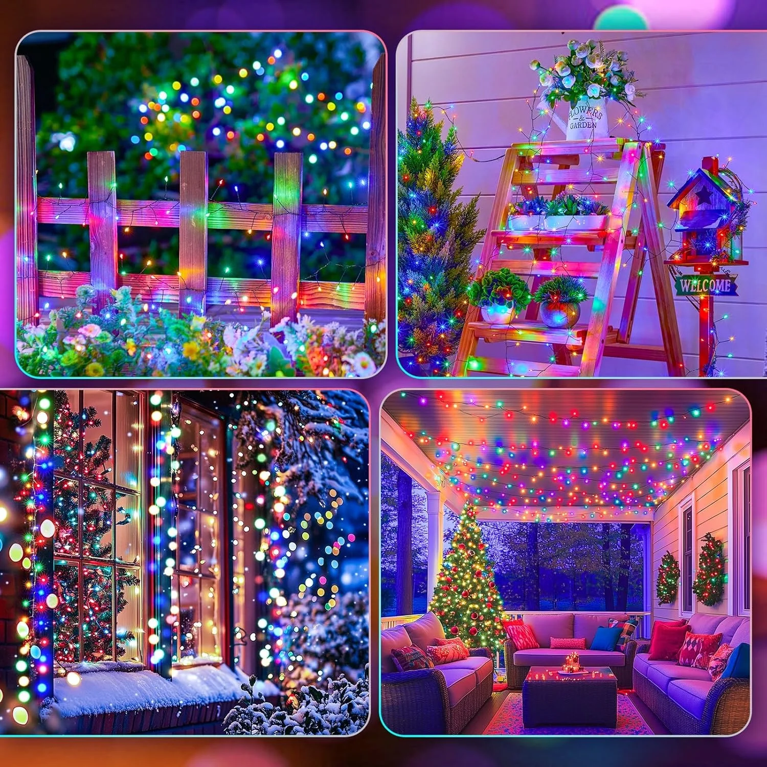 Led String Lights Outdoor Firecracker Fairy Light String EU/US DC Power Copper Wire Lights for Wedding Christmas Tree Decor Lamp