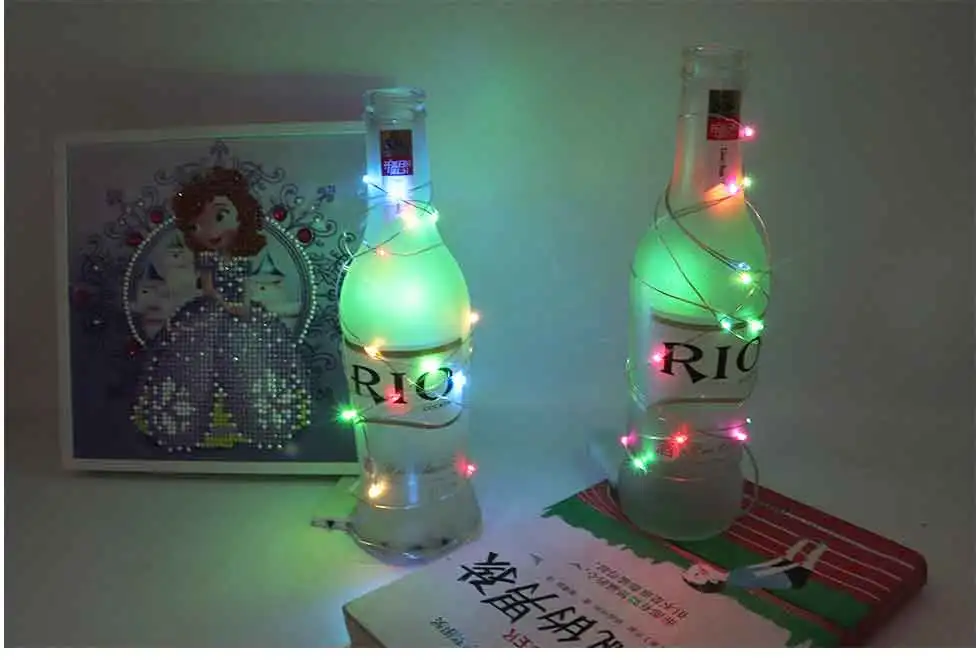 Waterproof Fairy Light CR2032 Battery Powered LED Mini Christmas Light Copper Wire String Light For Wedding Xmas Garland Party