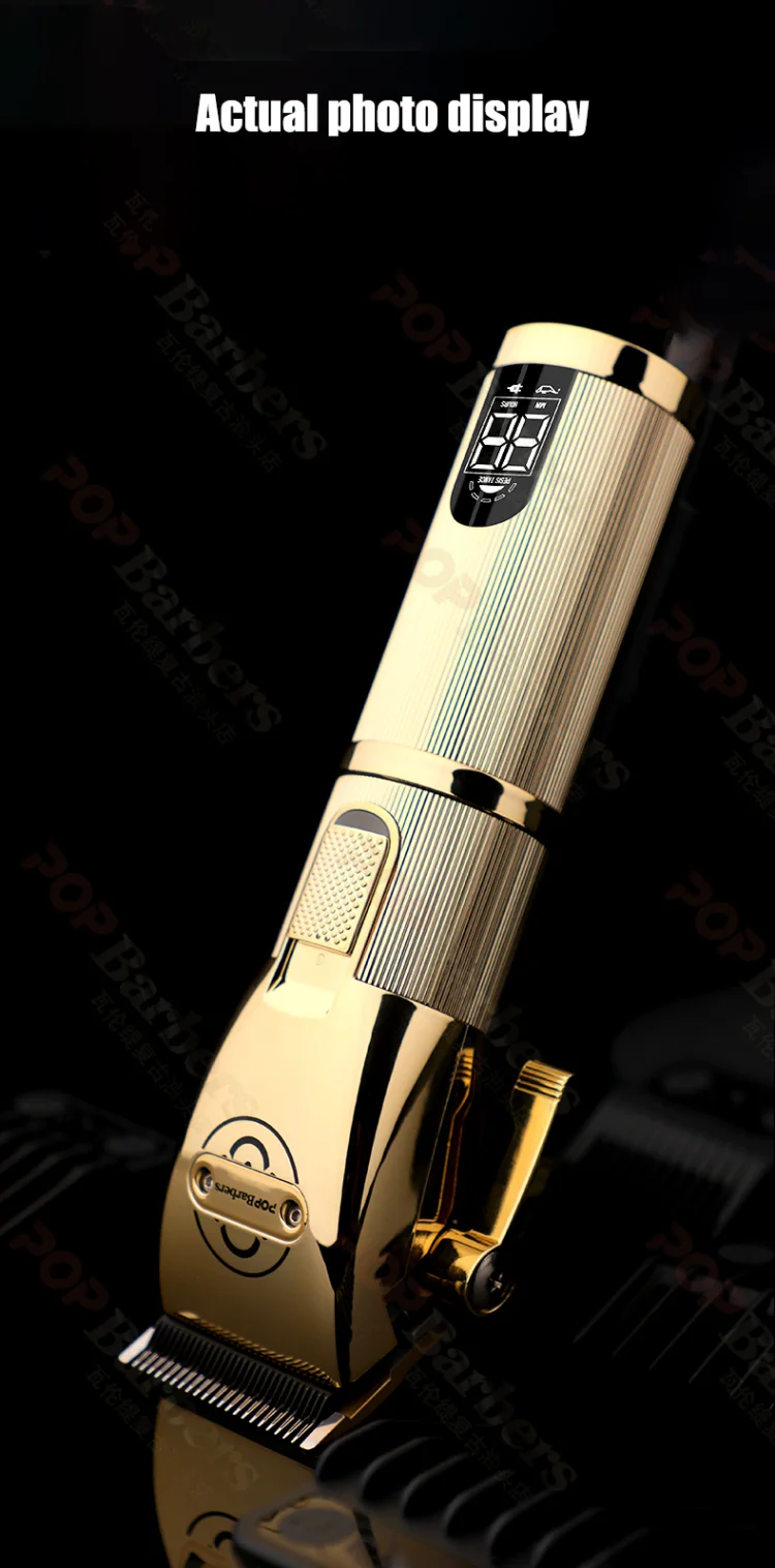 Pop Barbers P800 P700 P600 Hair Clipper Hair Trimmer for Men Professional Barber Hair Cutting Machine Finishing Haircut