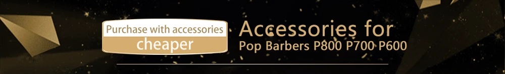 Pop Barbers P800 P700 P600 Hair Clipper Hair Trimmer for Men Professional Barber Hair Cutting Machine Finishing Haircut