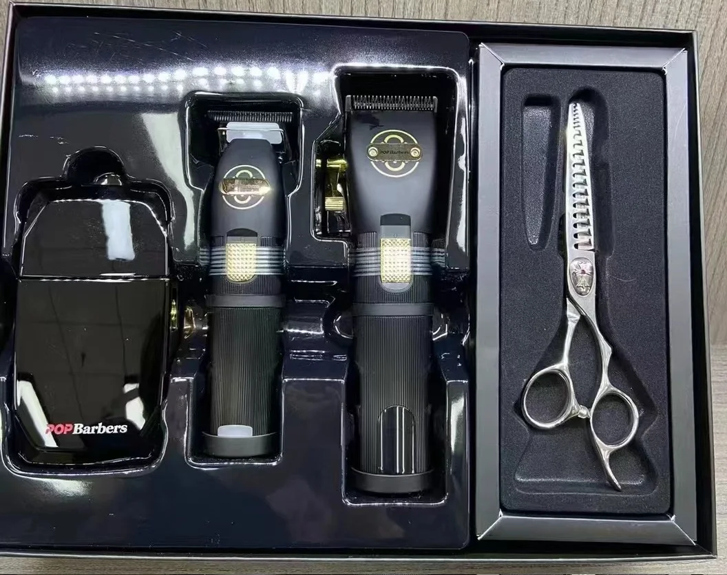 Pop Barbers P800 P700 P600 Hair Clipper Hair Trimmer for Men Professional Barber Hair Cutting Machine Finishing Haircut
