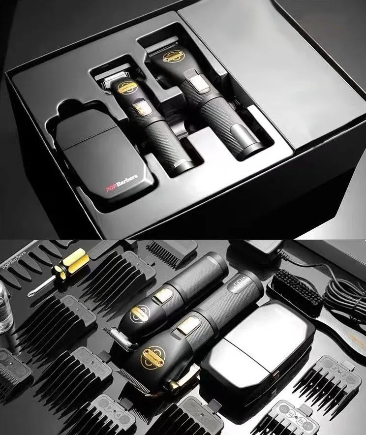 Pop Barbers P800 P700 P600 Hair Clipper Hair Trimmer for Men Professional Barber Hair Cutting Machine Finishing Haircut
