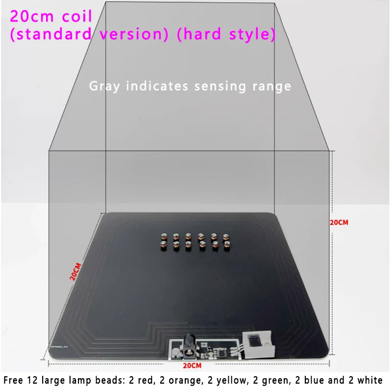 Wireless Power Supply Led Module Induction LED Light Power Supply Battery-free Module Suitable for Gundam Model Plus Light