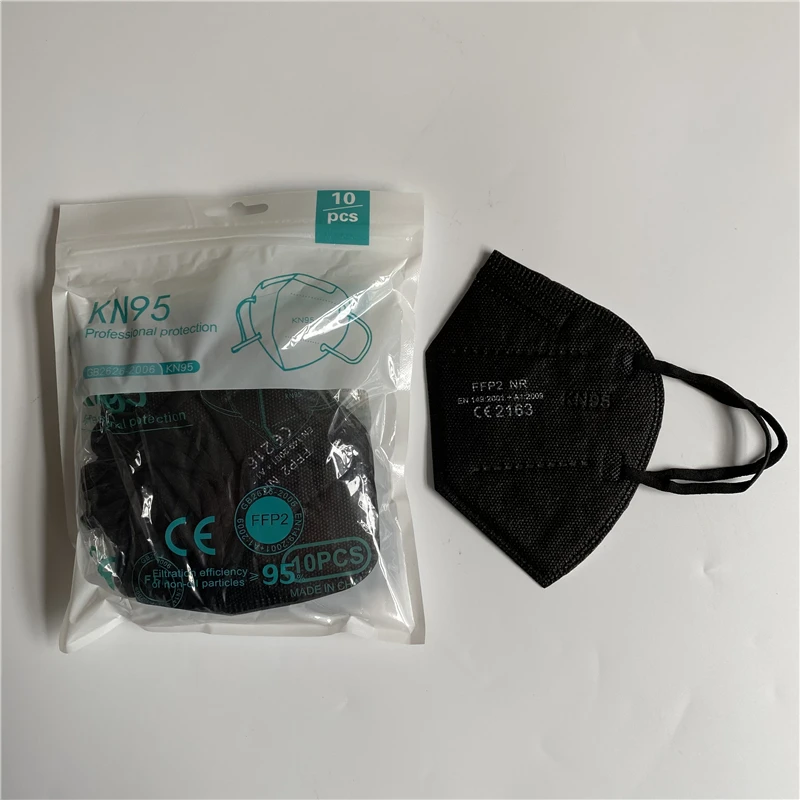 Ataullah ffp2 face mask kn95 Mascarillas 5 Layer filtration disposable breathable mask Protective Dustproof Mouth Mask fpp2 kn95