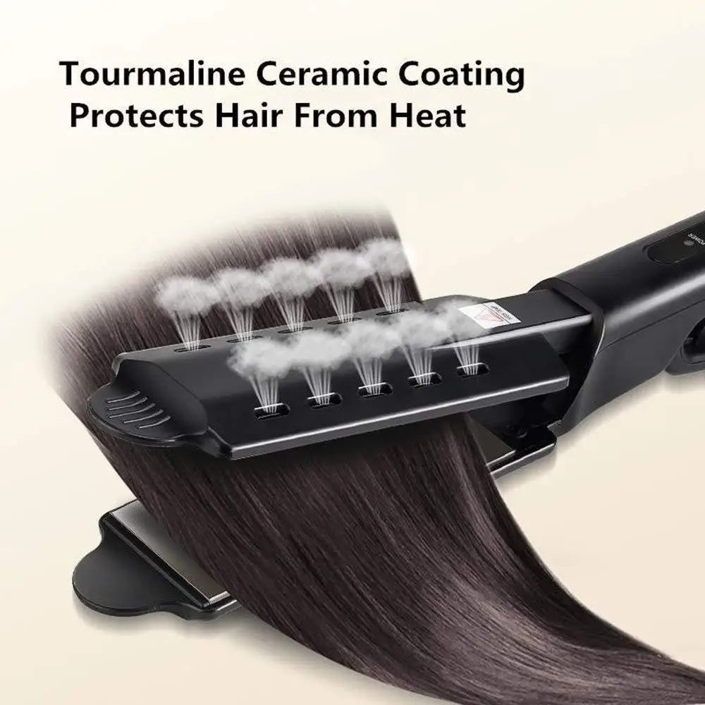 Curling And Straightening Dual Use Hair Straightening Splint Constant Temperature 4 Gears Portable Air Bangs Curling Straightene