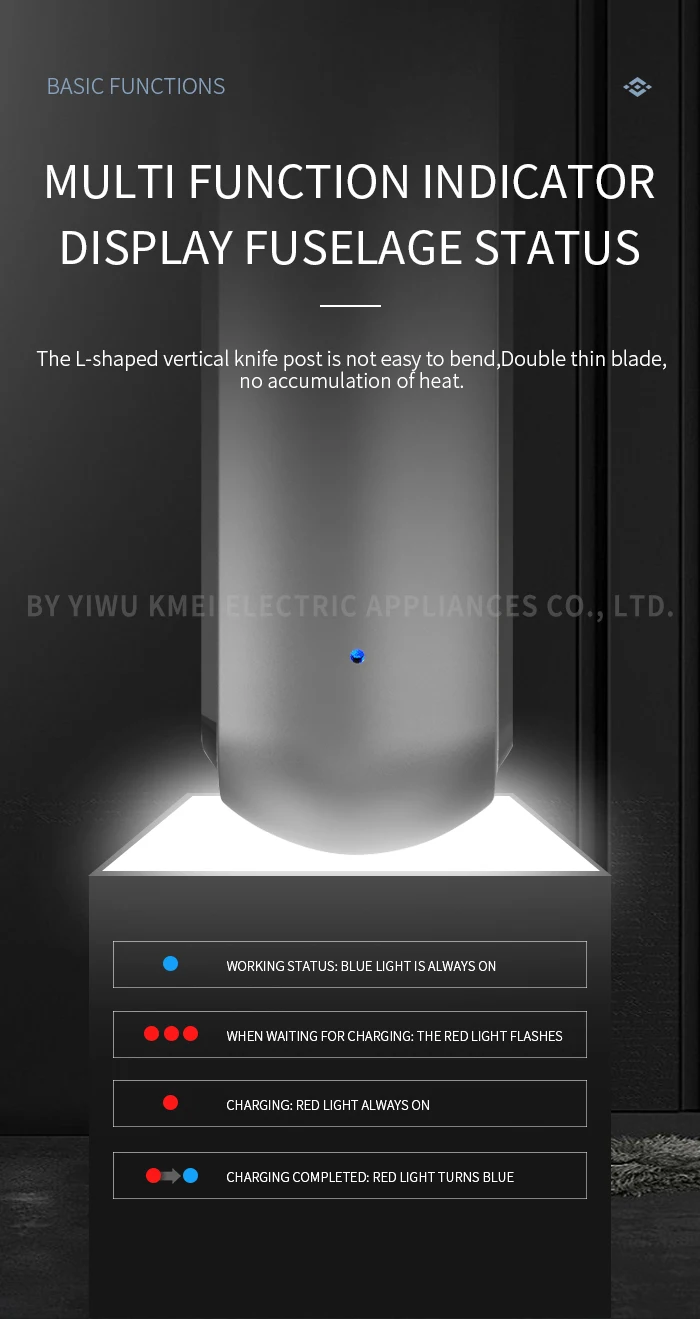 USB charging Zero-cut Blade Cordless Hair Trimmer Kemei KM-1757 Hair Clipper Hollow head Barber Hair Cut Machine