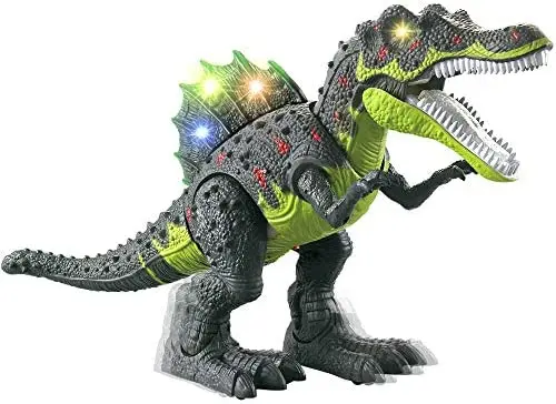 Large Electric Dinosaur Toy Dino Park World Walking Dinosaur Robot With LED Light Sound Tyrannosaurus Rex Toys For Boys Kids