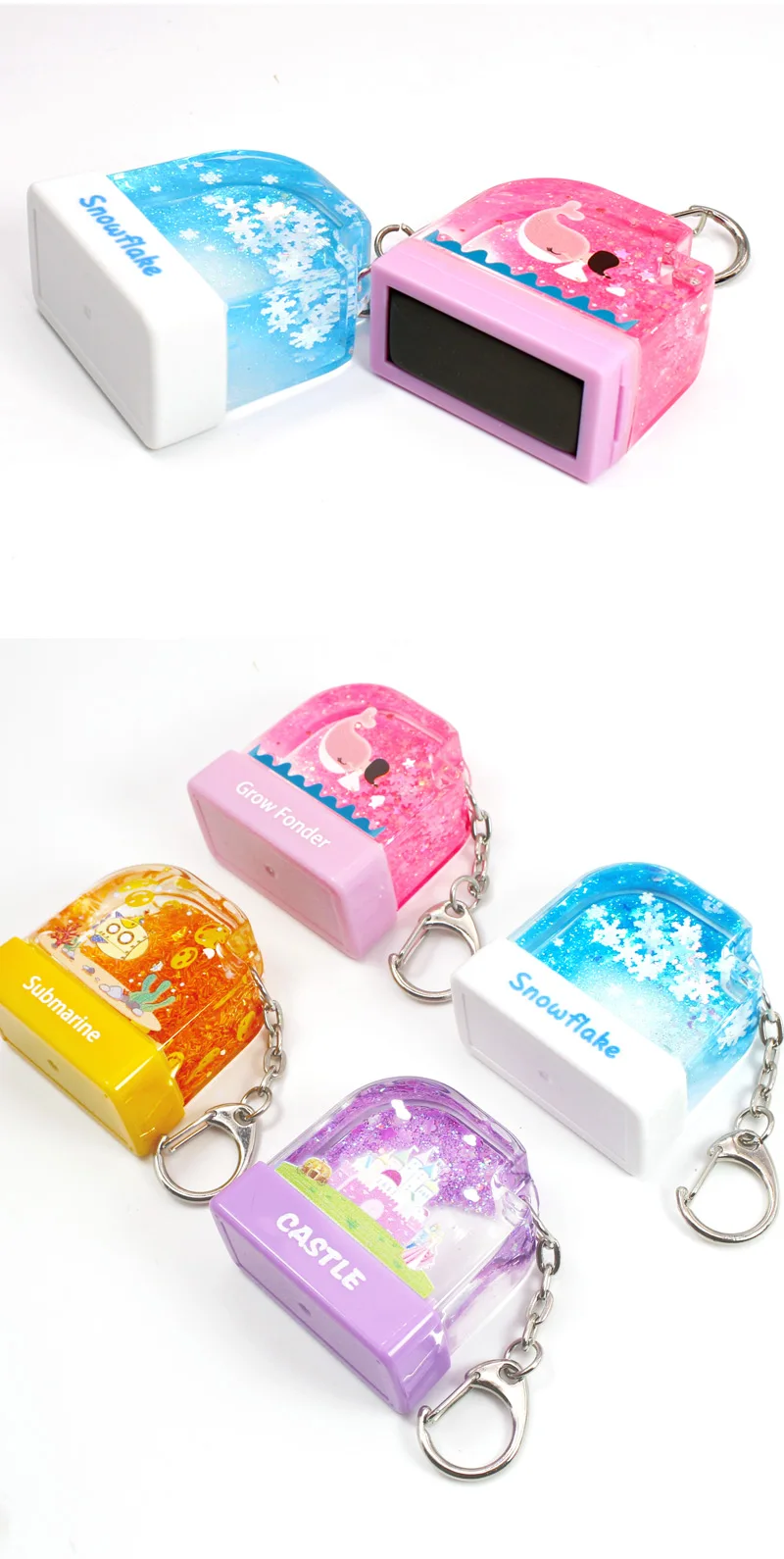 Customized Name Stamps Cute Cartoon Patterns Children's Clothing and Schoolbags for Marking Multi-Purpose Children's Stamps