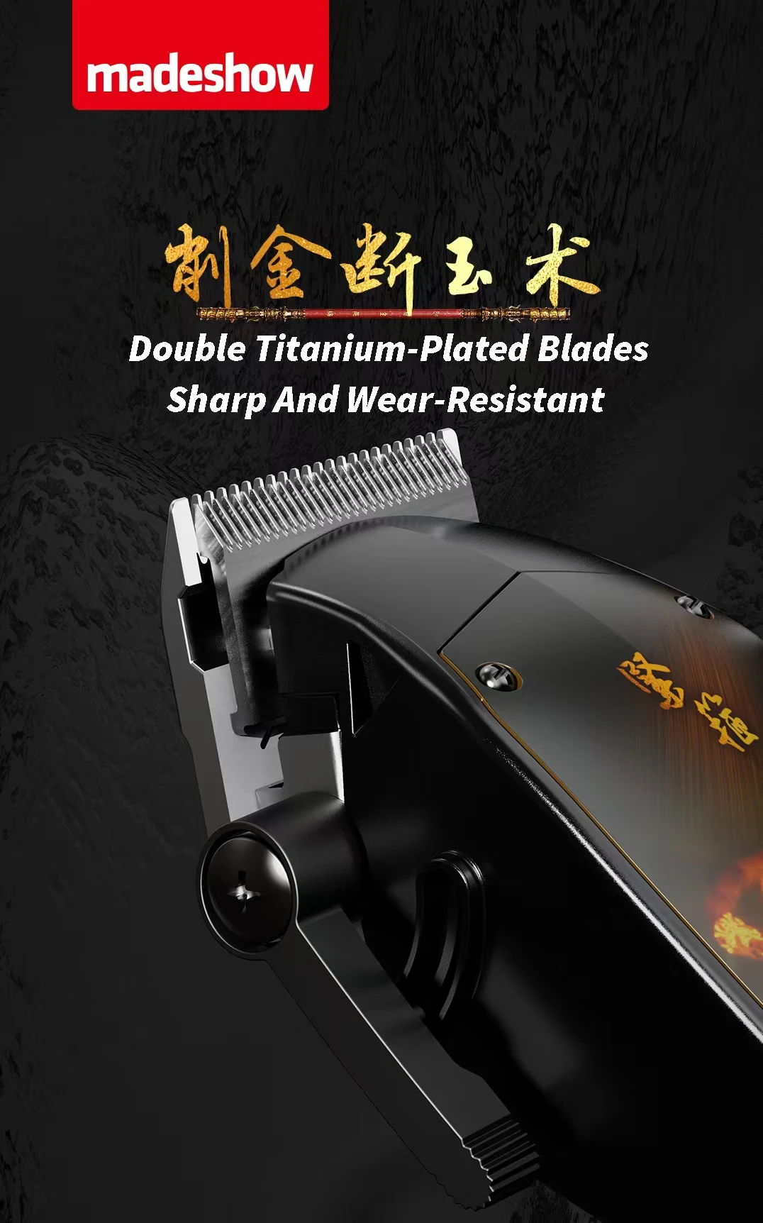 NEW Professional Electric 7200RPM Hair Clipper High Power Silent Hair Trimmer Barbershop Haircut Machine (Code Scraping Version)
