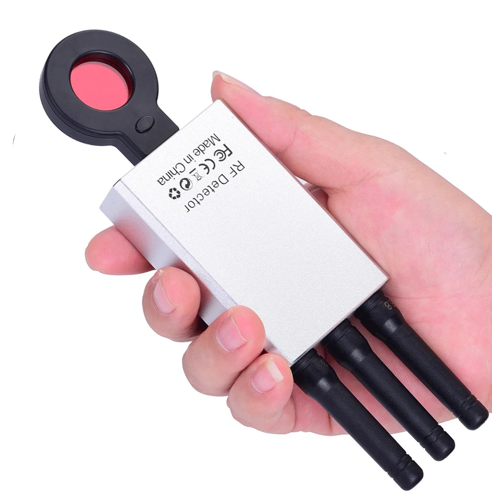 Wireless RF Signal Detector Bug GSM Audio GPS Tracker Mini Camera Finder Camera IR Scanning AI Standby Automatic Detection G638W