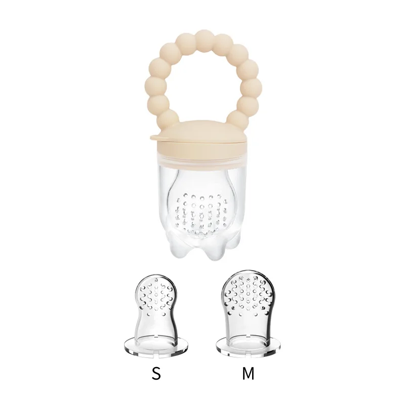 Baby Pacifier Fruit Feeder Baby Silicone Mesh Bag Pacifier Food-grade Fruit and Vegetable Feeder Nursing Toddler Teething Toys