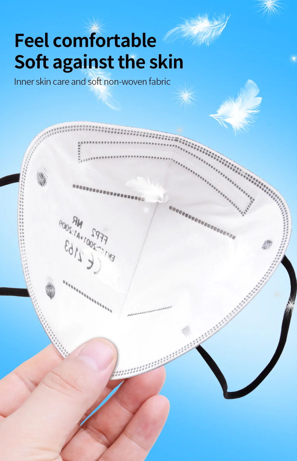5Layer FFP2 Masks CE Approve KN95 Melt-blown 95% Filtering Adult Multi-colors Black Pink Blue Bag Pack ffp2 NR EU Fast Delivery