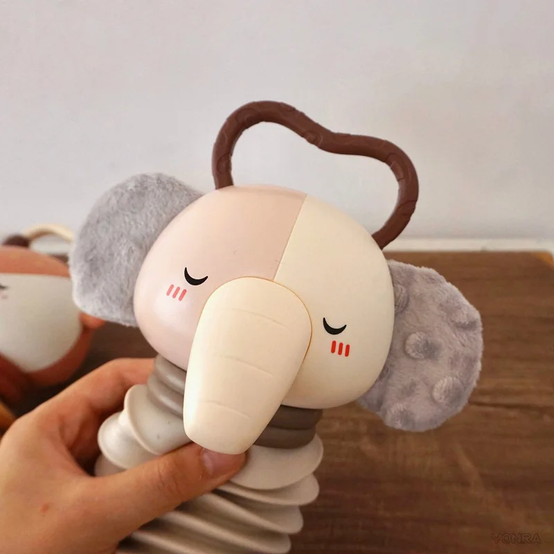 2-in-1 Electronic Accordion Baby Crib Pendant Bed Bell Stroller Toddler Rattles Sensory For Newborn Toys 0 12 24 36 Months