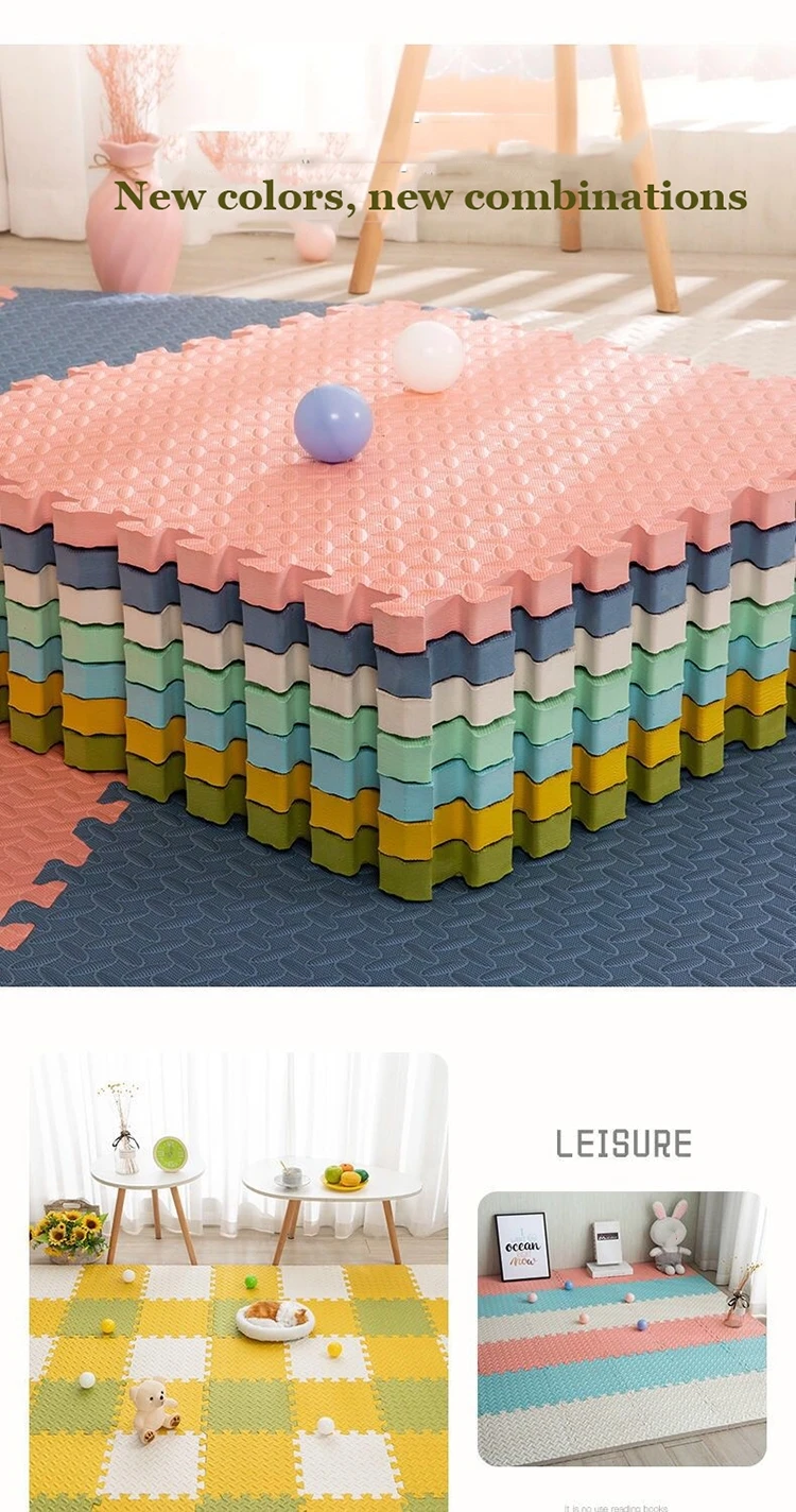 8Pcs Thickening Mat for Kids Children Foam Floor Children's Stitching Crawling Climbing Home Bedroom Living Room Tatami Play Mat