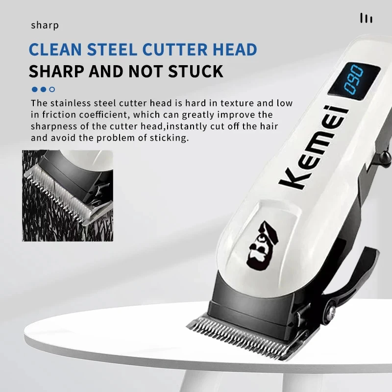 Kemei KM-232 Professional Hair Clipper Portable Mini Electric clippers USB Charging Cordless Hair Trimmer Men's Haircut Machine