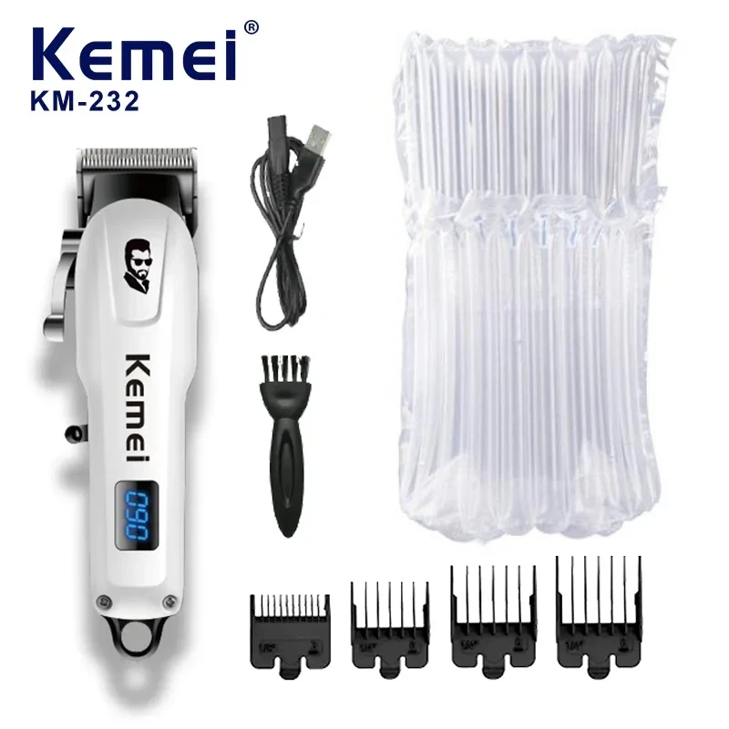 Kemei KM-232 Professional Hair Clipper Portable Mini Electric clippers USB Charging Cordless Hair Trimmer Men's Haircut Machine