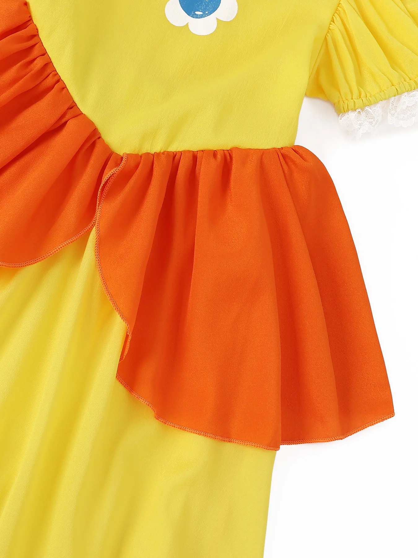 Peach Costume Girl Rosalina Dress Daisy Cosplay Children Birthday Carnival Fancy Party Dresses for Girls