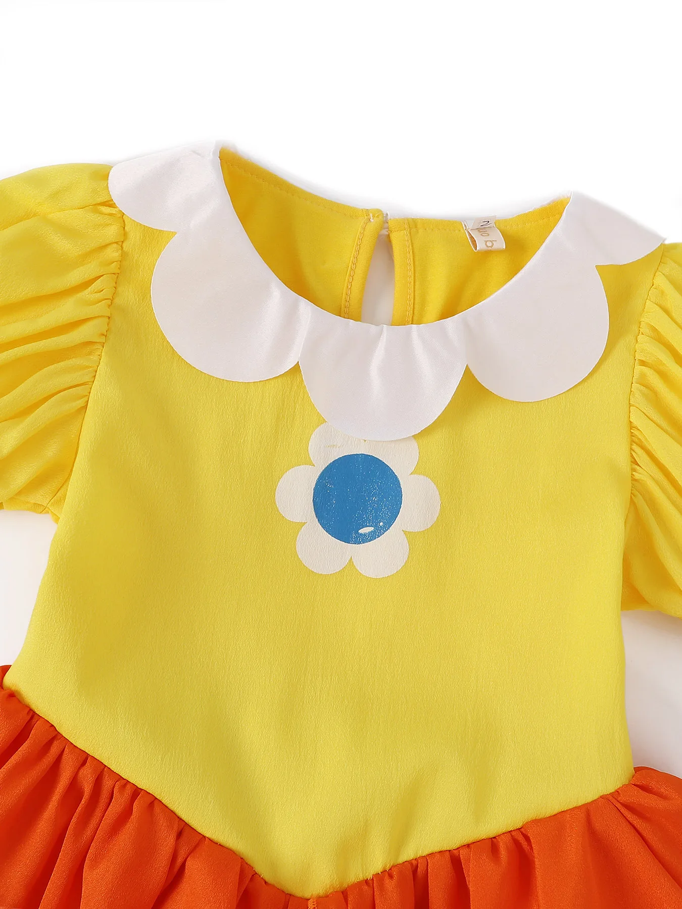 Peach Costume Girl Rosalina Dress Daisy Cosplay Children Birthday Carnival Fancy Party Dresses for Girls