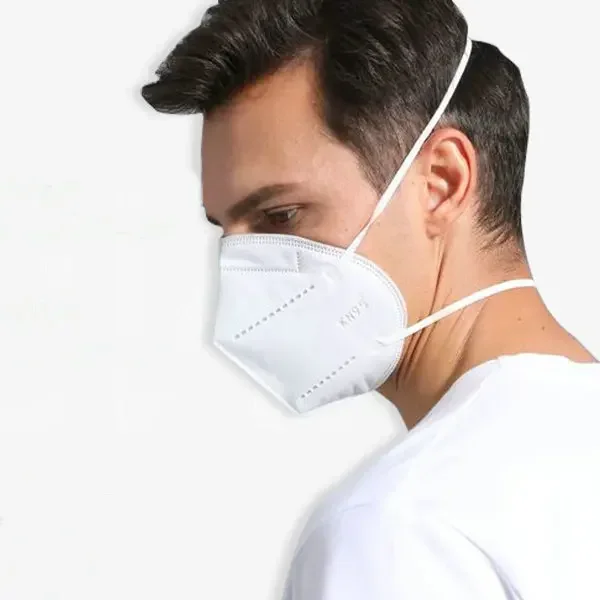 FFP2 headband Mascarillas CE KN95 Mask Black White 5 Layers Face Mask KN95 Filter Respirator mouth Mask Adults filter