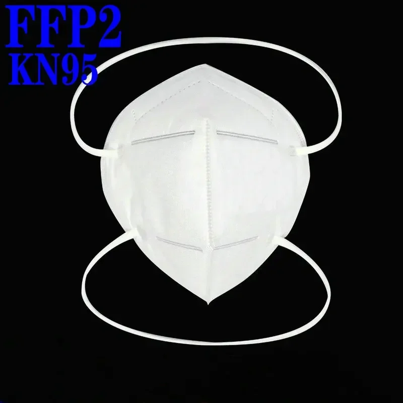 FFP2 headband Mascarillas CE KN95 Mask Black White 5 Layers Face Mask KN95 Filter Respirator mouth Mask Adults filter
