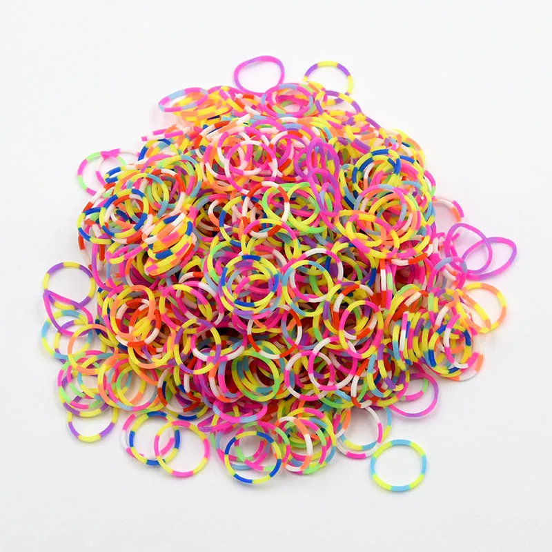 New Loom Rubber Bands Bracelet for Kids or Hair Rubber Loom Bands Make Woven Bracelet DIY Craft Toys Christmas Gift