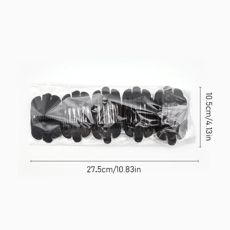 10pcs Universal Guards Hair Cutting Combs for Professional Hair Trimmer Machine Barber Accessories Trimmer Limit Combs 1.5-25mm