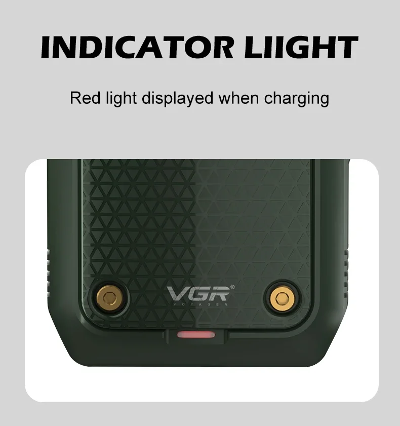 Original VGR Shaver Professional Shaver Electric Shaver Portable Beard Trimmer Rechargeable Shaver Mini Shaver Men's V-353