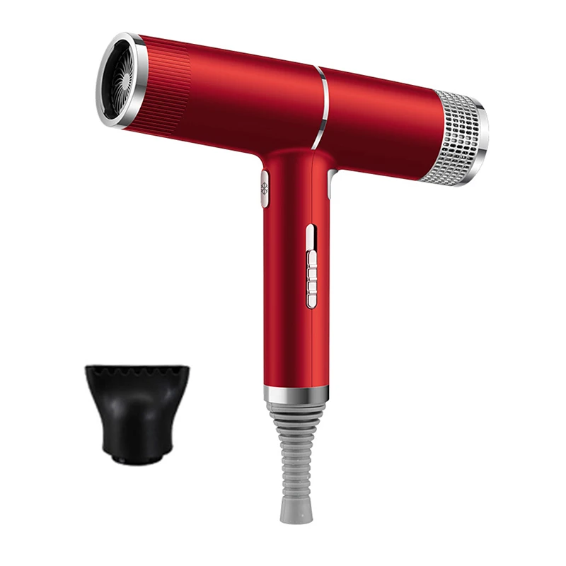 Low Noise Cold and Hot Negative Ion Hair Dryer Intelligent Temperature Adjustable Quick Drying Leafless Hair Dryer