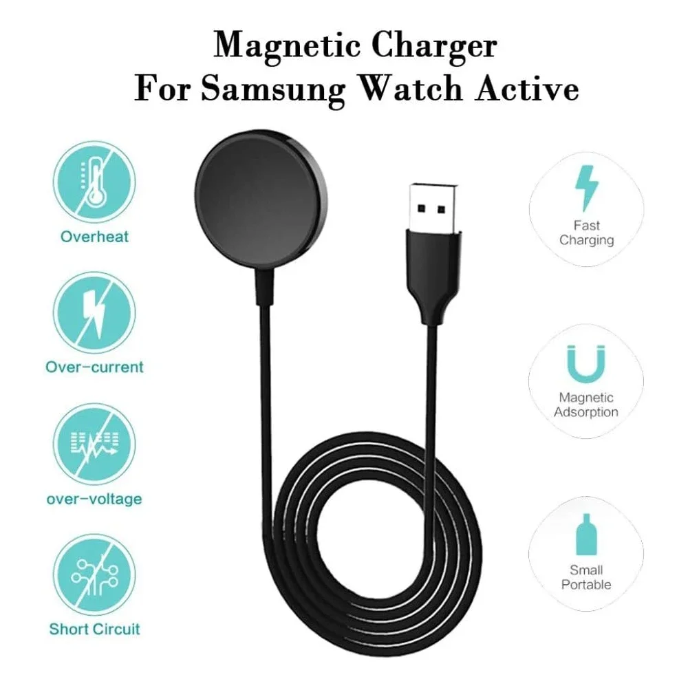Magnetic Charger for Samsung Galaxy Watch 7 Ultra FE 6 5 Pro Fast Charging USB C For Samsung Watch 4 3 2 1 Universal Charging