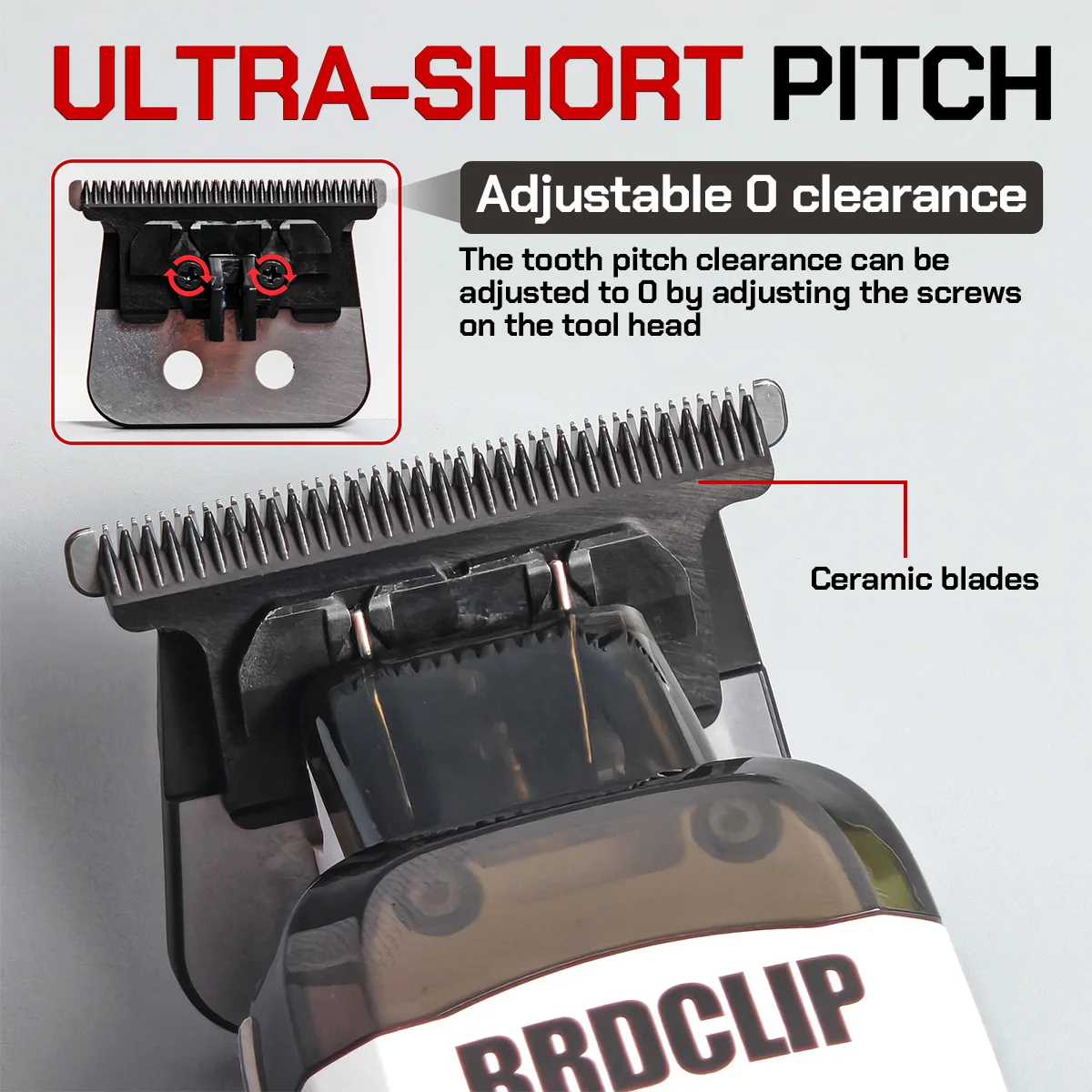 BRDCLIP BRD9615 9000PRM Professional Men's Hair Trimmer Barber Finish Electric Clipper DLC Blue Blade Hair Cutting Machine