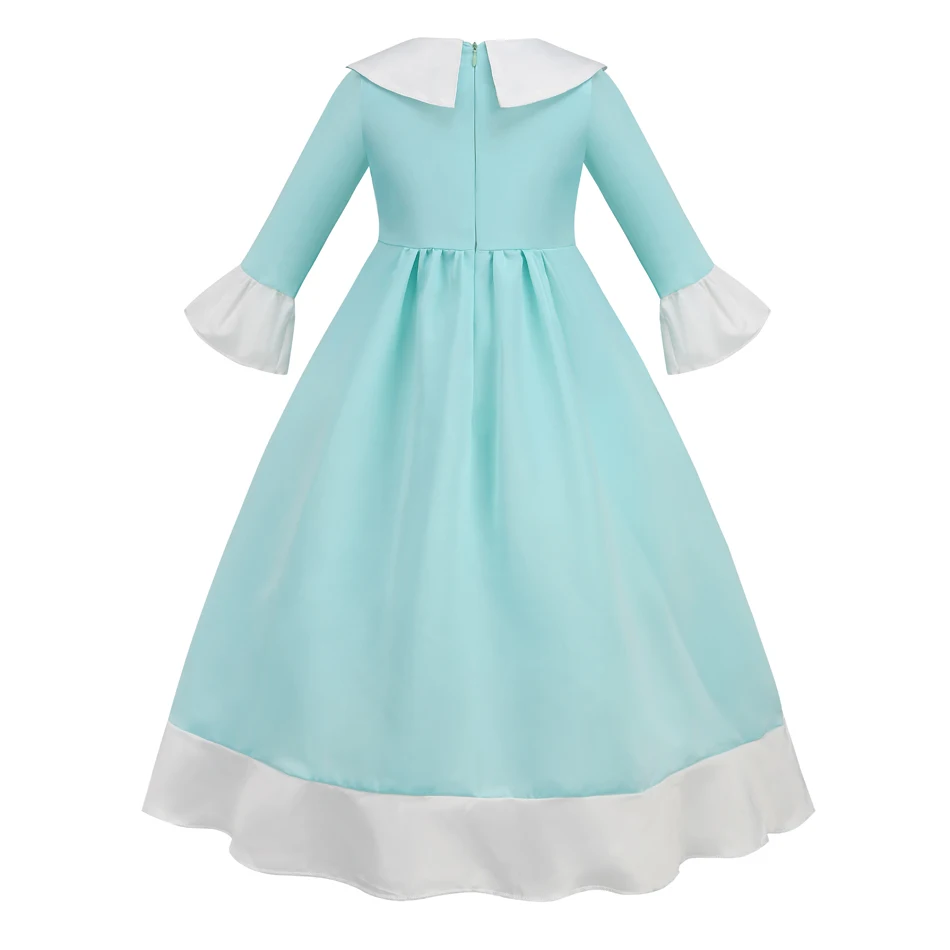 Peach Princess Dress Girl 2-10 Yrs Daisy Cosplay Costume Rosalina Dress Up Clothes Children Birthday Theme Party Carnival Outfit