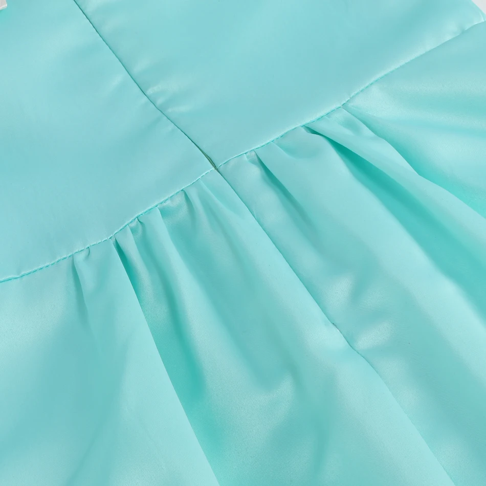 Peach Princess Dress Girl 2-10 Yrs Daisy Cosplay Costume Rosalina Dress Up Clothes Children Birthday Theme Party Carnival Outfit