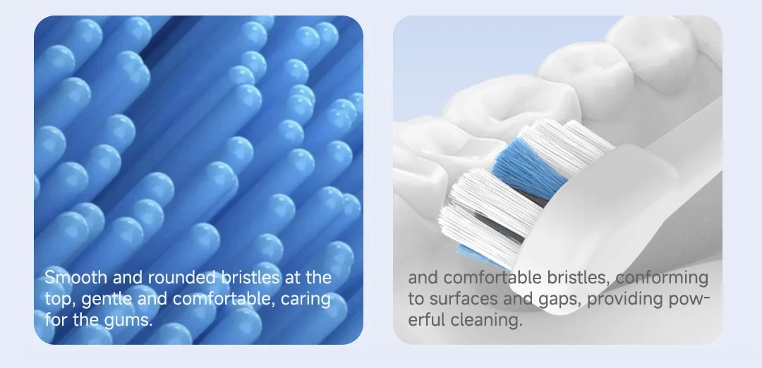 DOCOLAB Electric Toothbrush Sonic Vibration Brush 3-Gear Mode USB Charging IPX7 Waterproof Personal Care Appliances