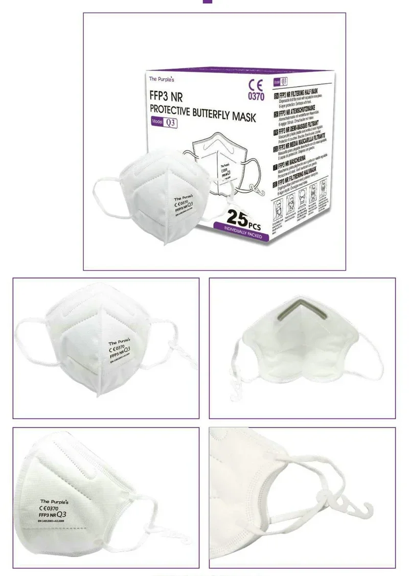 FFP3 CE Masks Safety Dust Respirator Adults 5 Layers Filter Face Mask Mouth Mask FFP2 KN95 Protective Mascarillas
