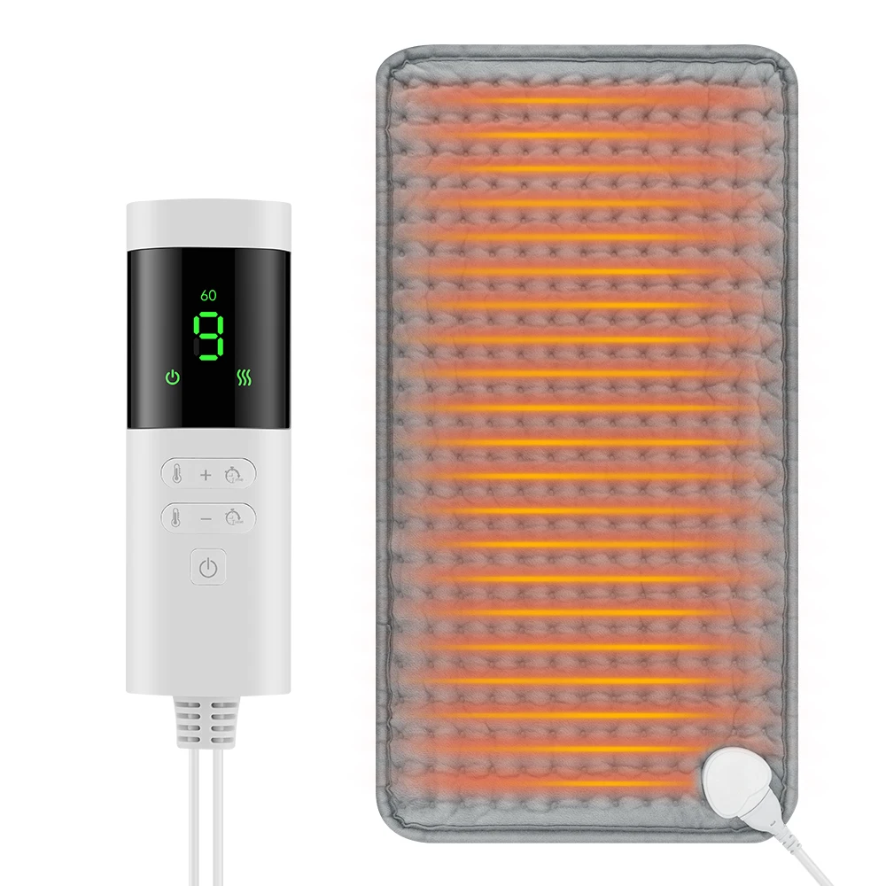 Electric Heating Blanket Thermal Pads Warmer 9 Levels Heated Mat Soft&Safe Winter Body Back Leg Warmer Pads Home Use  60*30cm