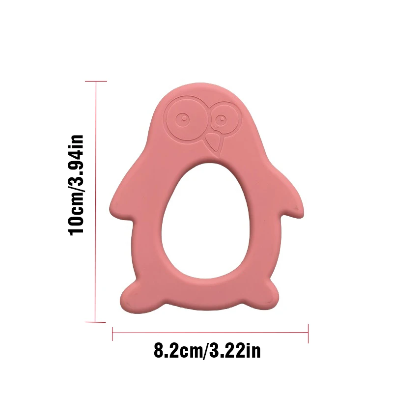 Teether Toys Baby Food Grade Silicone Teething Stick Children Mouth Muscle Trainer