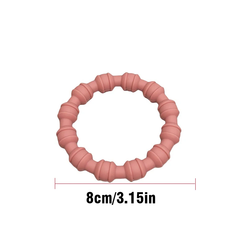 Teether Toys Baby Food Grade Silicone Teething Stick Children Mouth Muscle Trainer