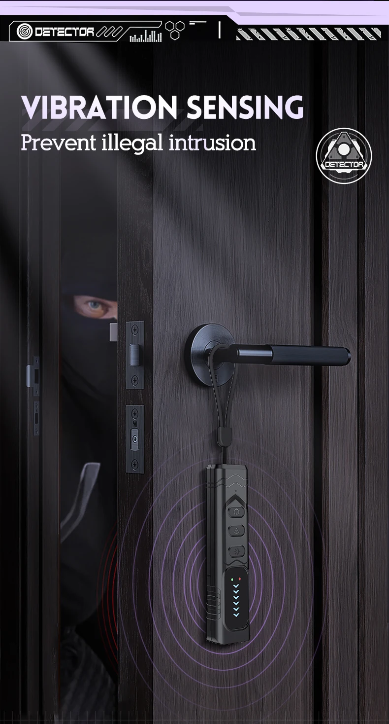 Smart Camera Detector, Anti-Eavesading, Anti-Stealing, Anti-Tracking, Very Suitable for Meeting Rooms, Families, Hotels, Cars