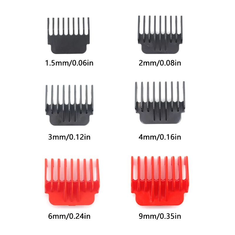 for T9 1.5/2/3/4/6/9 mm Professional Hair Trimmer Limit Comb Guards Trim Beard Hairdresser Hair Cutting Guide Barber Accesories