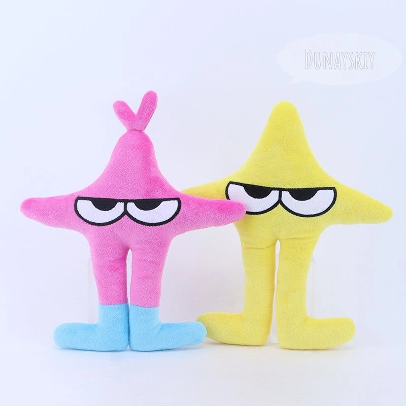 Deltarune Starwalker Plush Yellow Pink Stuffed With Lazy Grumpy Eyes Halloween Soft Short Plush Starwalker Game Merch Plushies