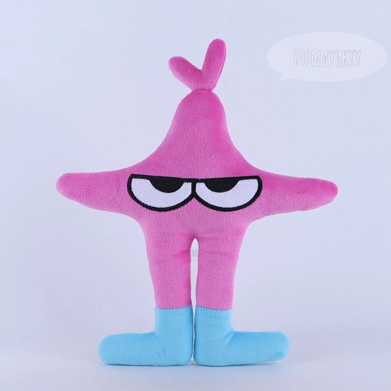 Deltarune Starwalker Plush Yellow Pink Stuffed With Lazy Grumpy Eyes Halloween Soft Short Plush Starwalker Game Merch Plushies
