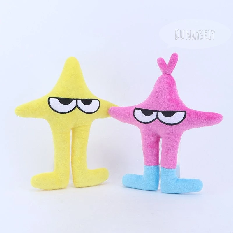 Deltarune Starwalker Plush Yellow Pink Stuffed With Lazy Grumpy Eyes Halloween Soft Short Plush Starwalker Game Merch Plushies
