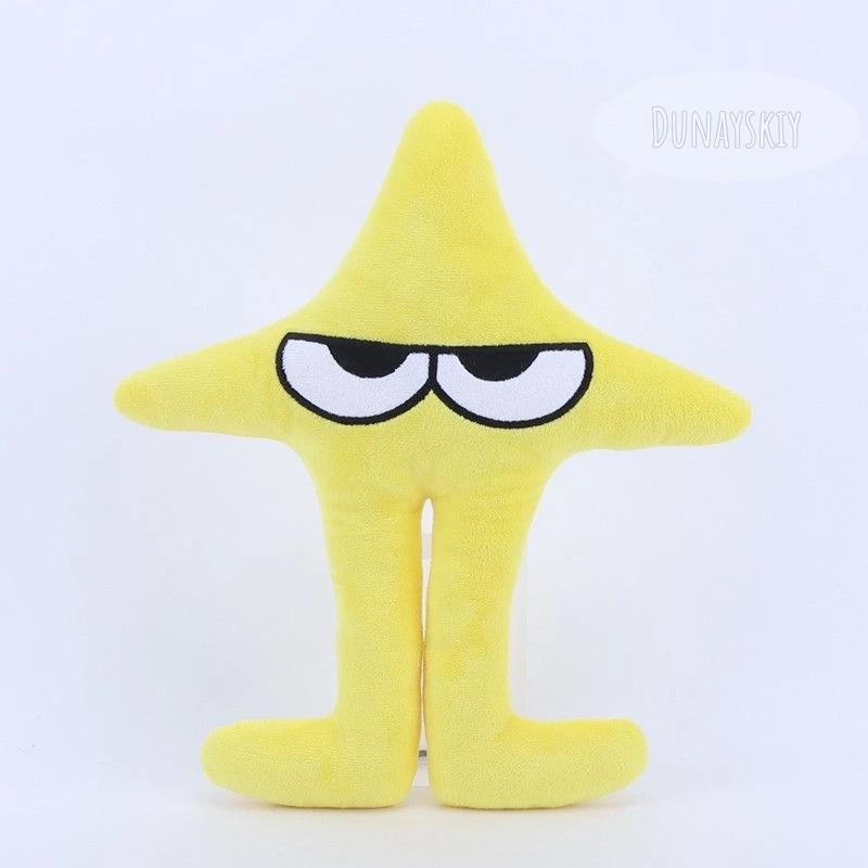 Deltarune Starwalker Plush Yellow Pink Stuffed With Lazy Grumpy Eyes Halloween Soft Short Plush Starwalker Game Merch Plushies