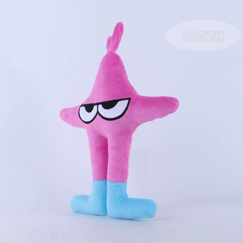 Deltarune Starwalker Plush Yellow Pink Stuffed With Lazy Grumpy Eyes Halloween Soft Short Plush Starwalker Game Merch Plushies