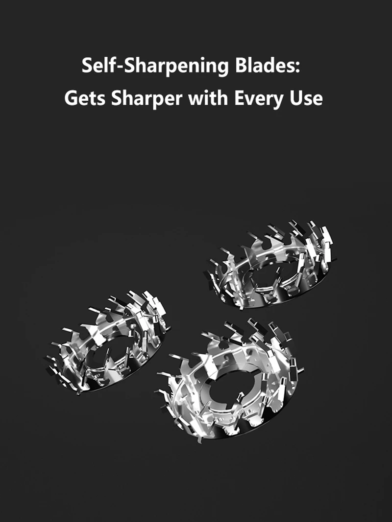 Electrical Rotary Shaver for Men 3D Floating Blade Washable Type-C USB Rechargeable Shaving Beard Machine For Men Gift